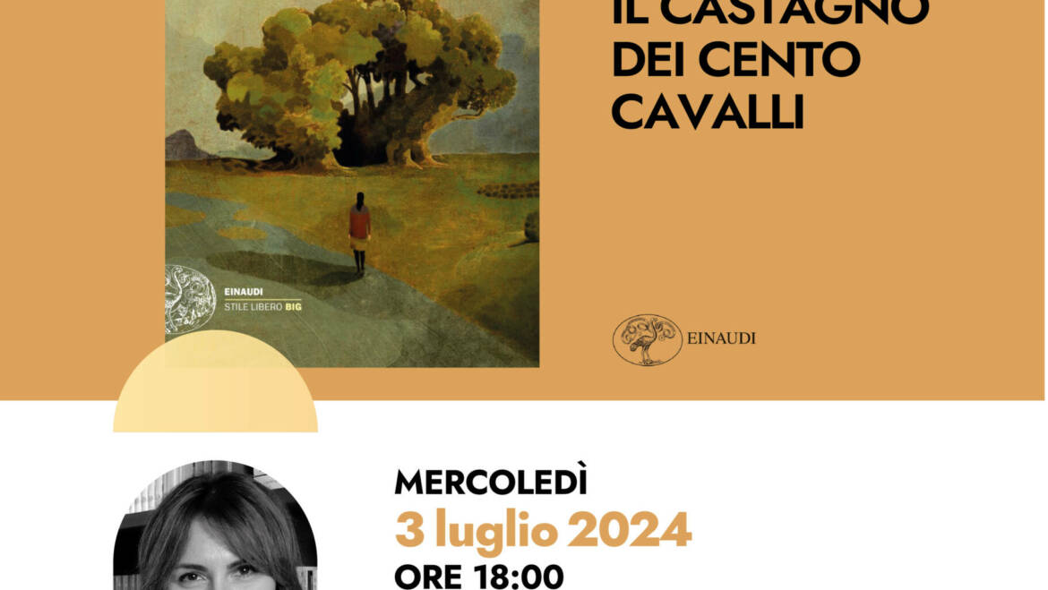 Presentazione della nuova indagine del Vicequestore Vanina Guarrasi “Il castagno dei cento cavalli” di Cristina Cassar Scalia, Einaudi.