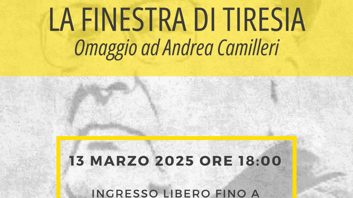 Omaggio a Andrea Camilleri per i 100 anni dalla nascita